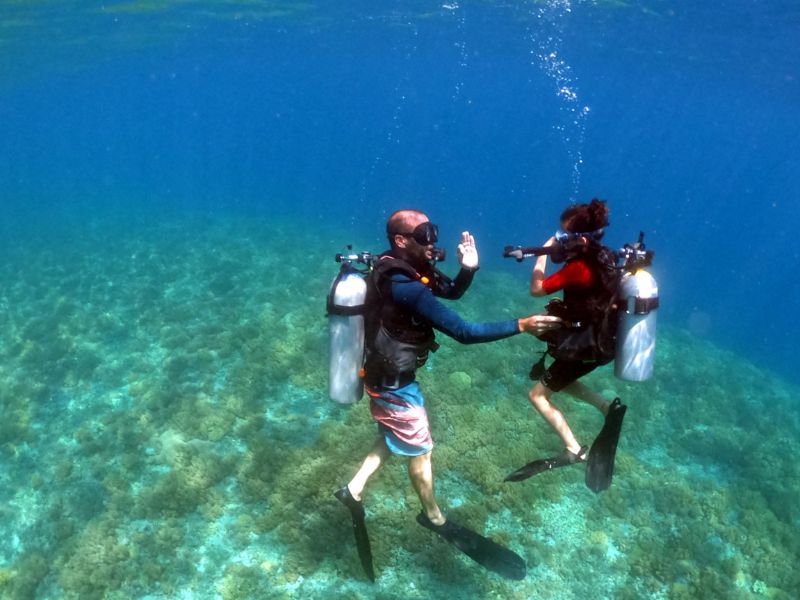 cursos de buceo en la herradura