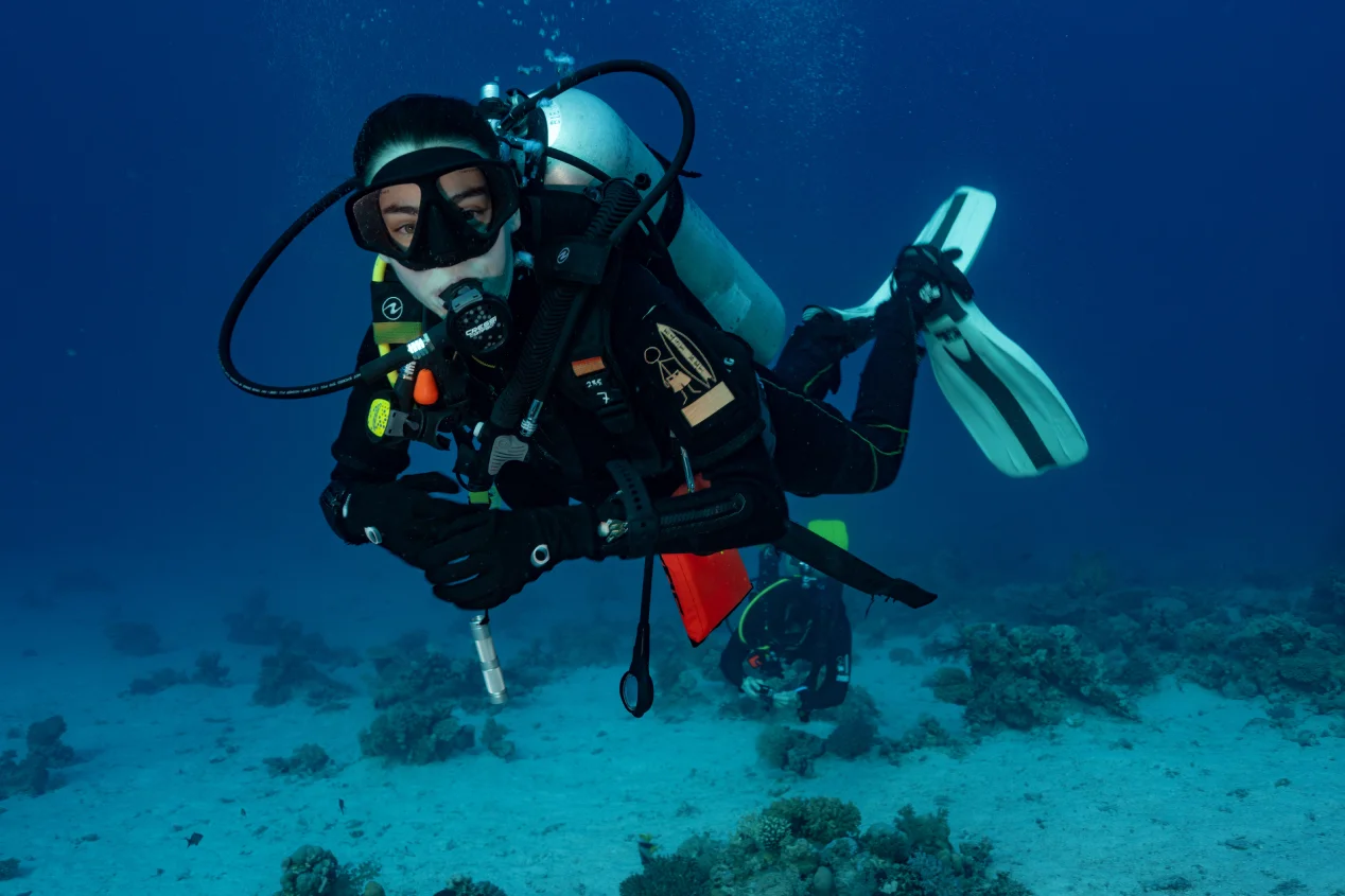 Zona de buceo en las Islas Baleares