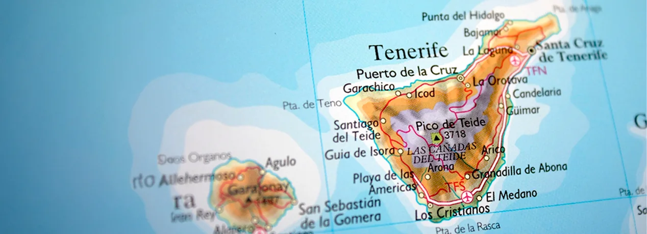 Mapa de Tenerife Norte