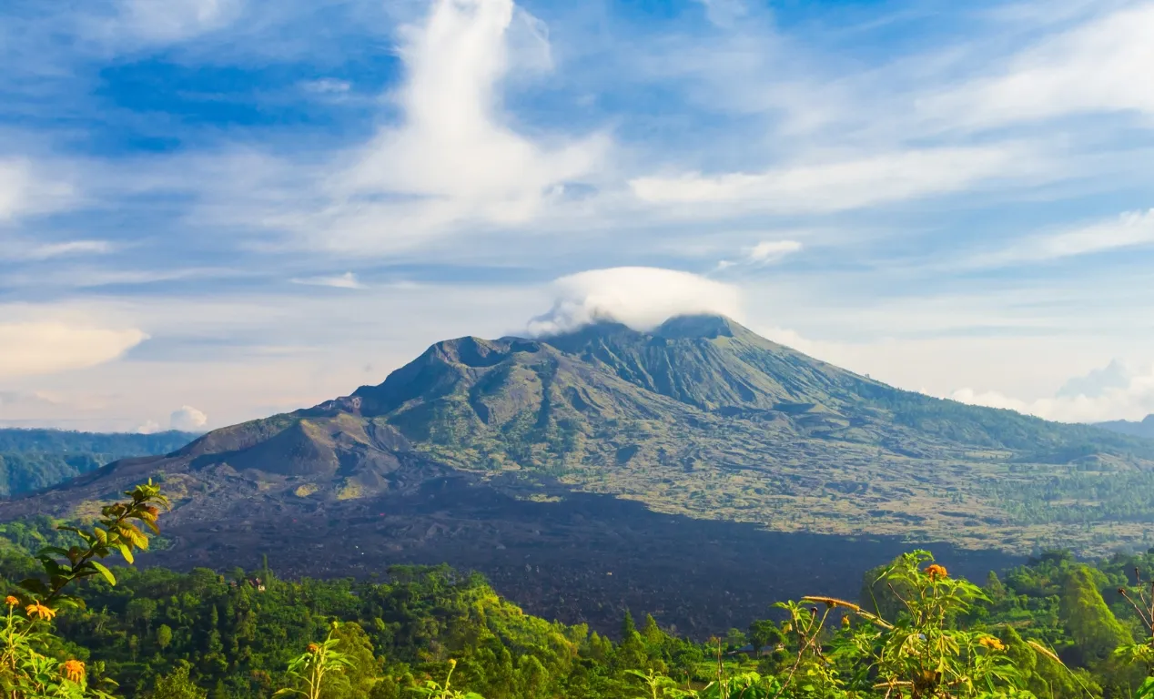 El volcán Batur
